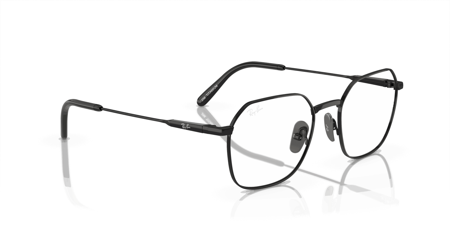 [Clear Lenses, Polished Black Frame]