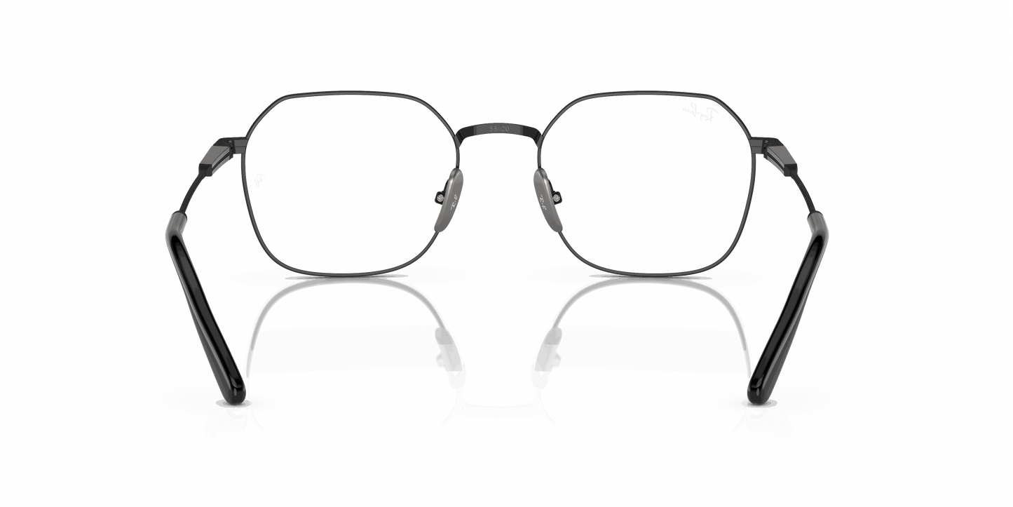 [Clear Lenses, Polished Black Frame]