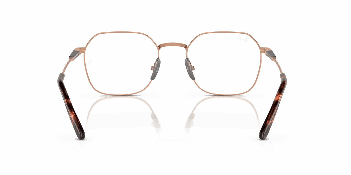 [Clear Lenses, Polished Light Brown Frame]