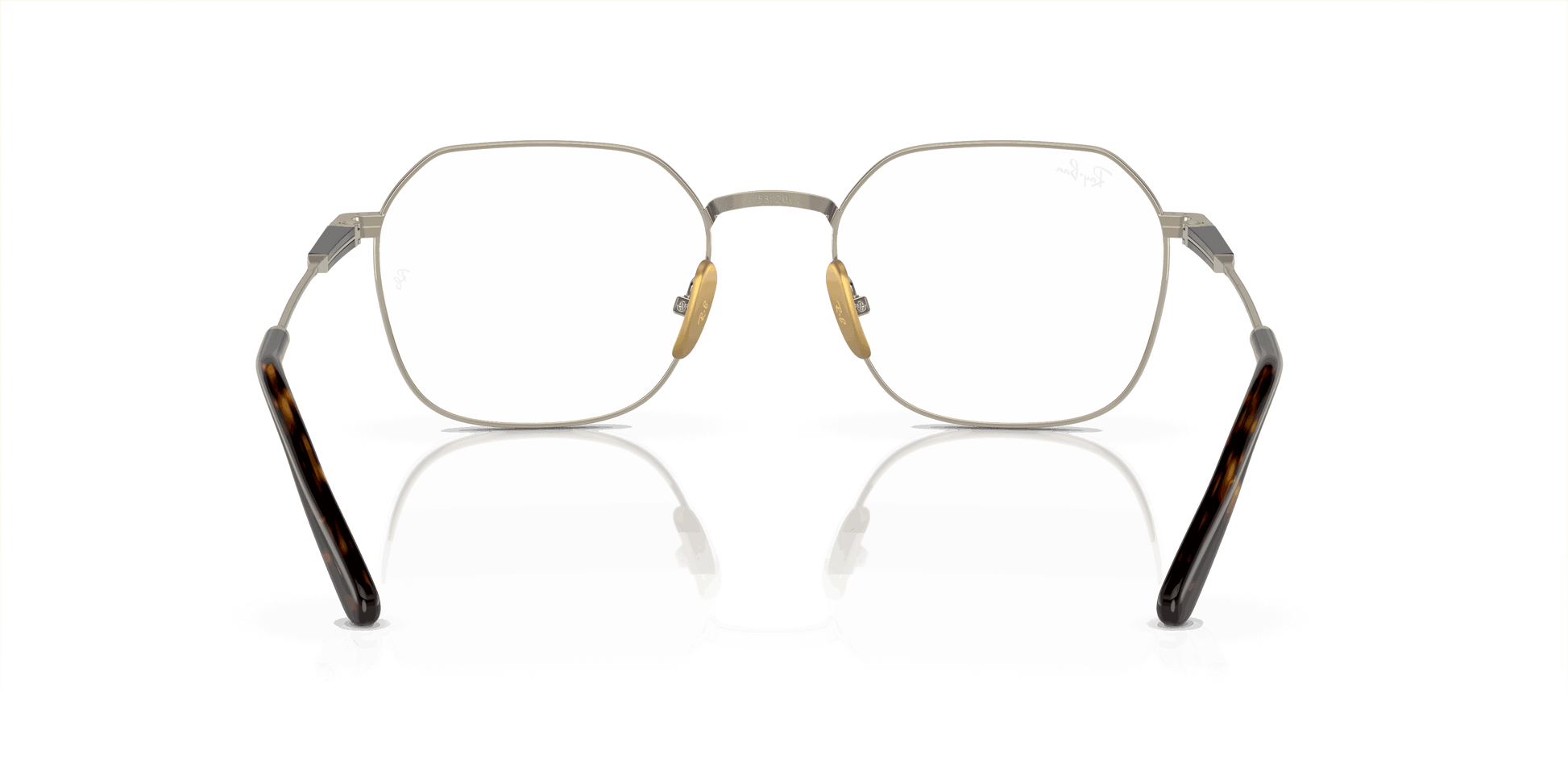 [Clear Lenses, Polished Arista Gold Frame]