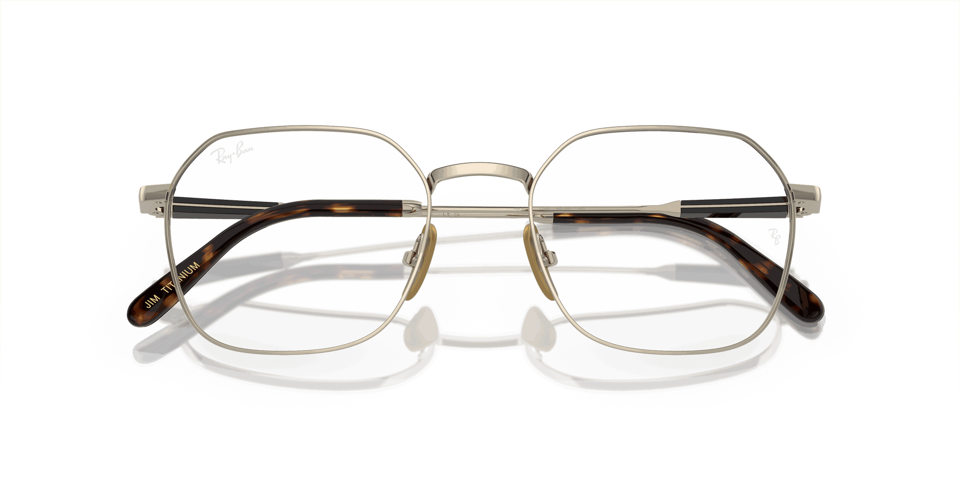 [Clear Lenses, Polished Arista Gold Frame]