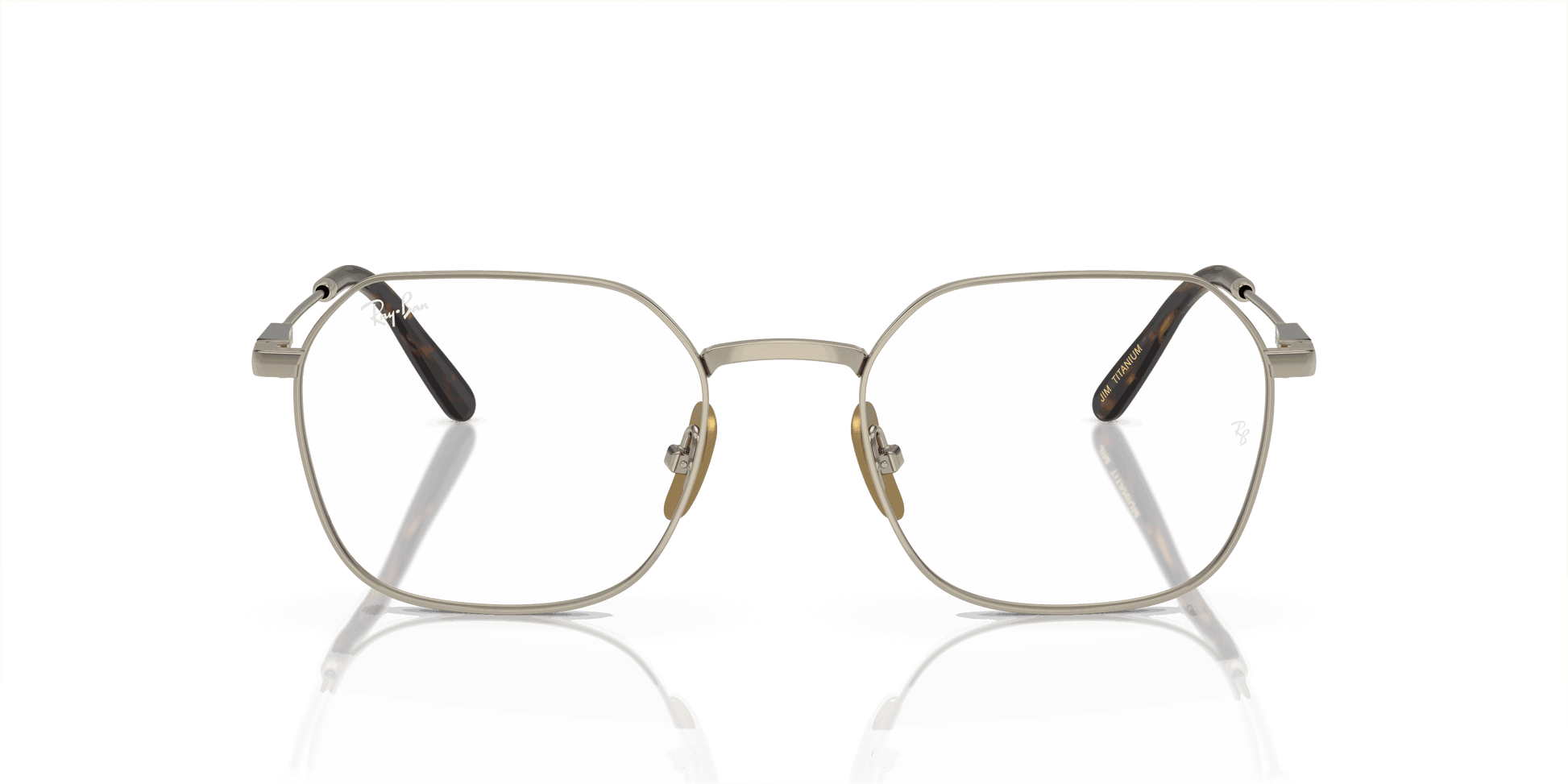 [Clear Lenses, Polished Arista Gold Frame]