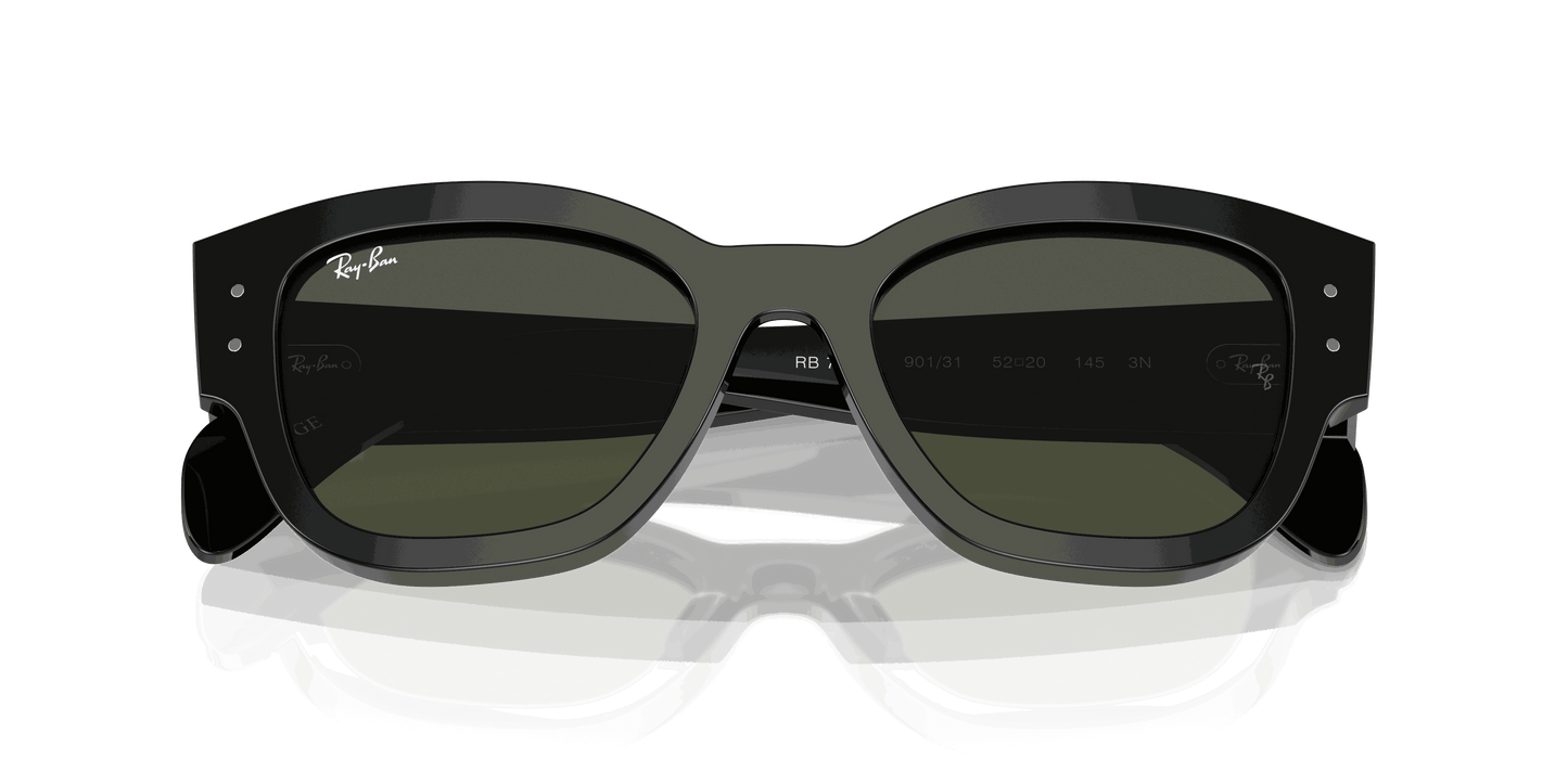 [Green Lenses, Polished Black Frame]
