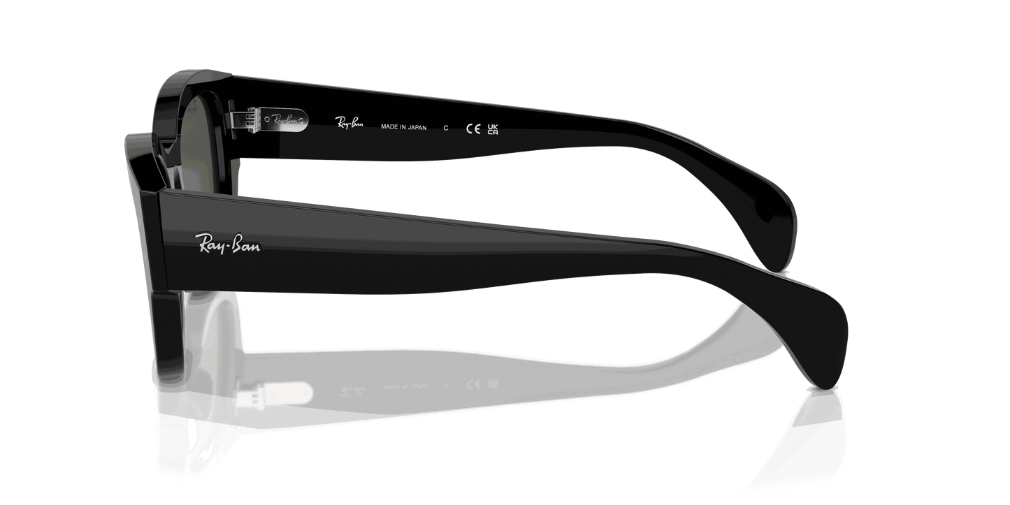 [Green Lenses, Polished Black Frame]