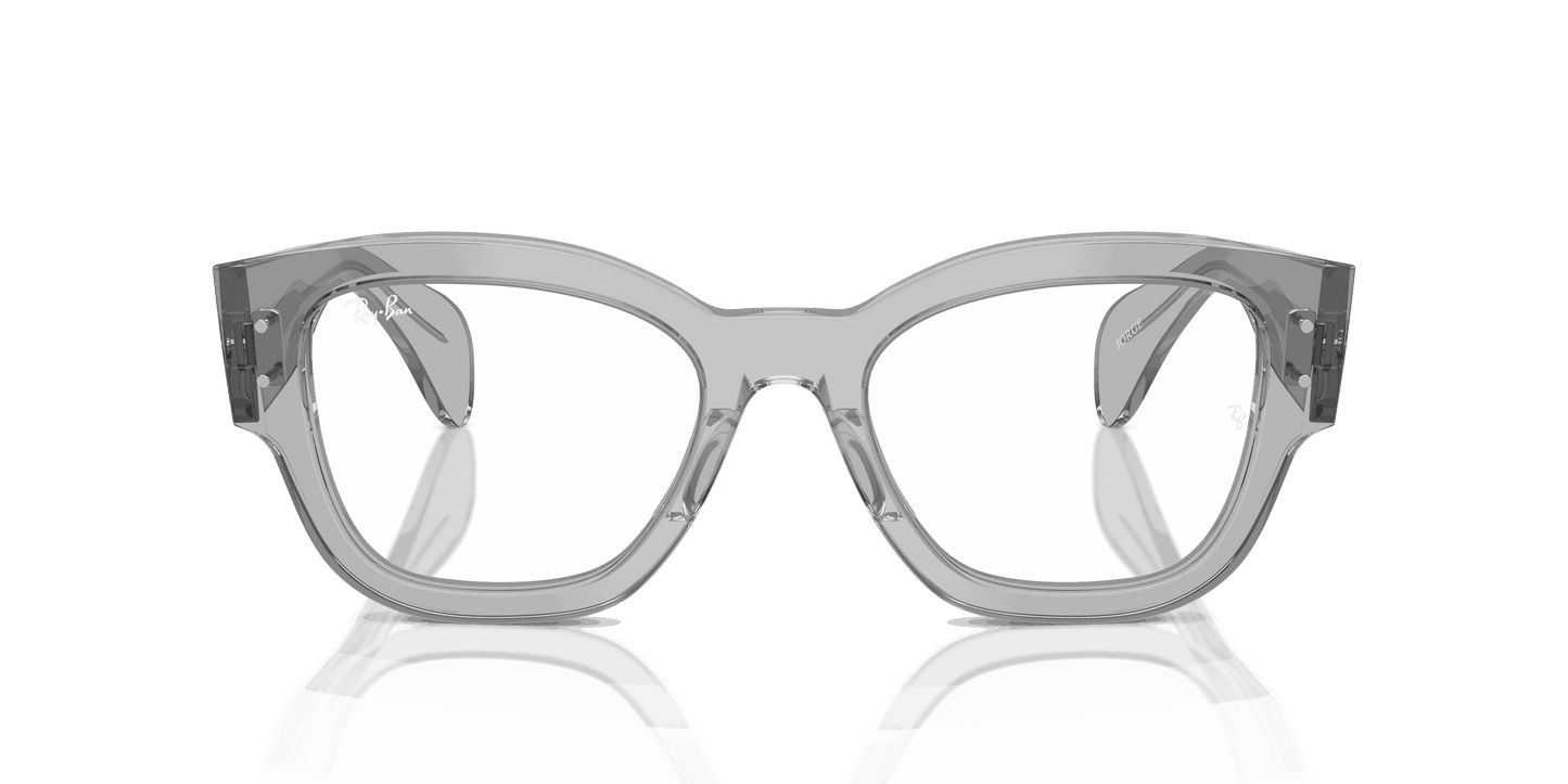 [Clear Lenses, Polished Transparent Grey Frame]