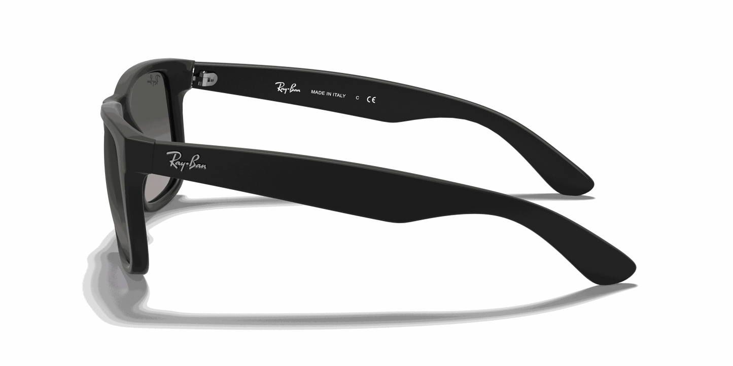 [Dark Grey Lenses, Matte Rubber Black Frame]