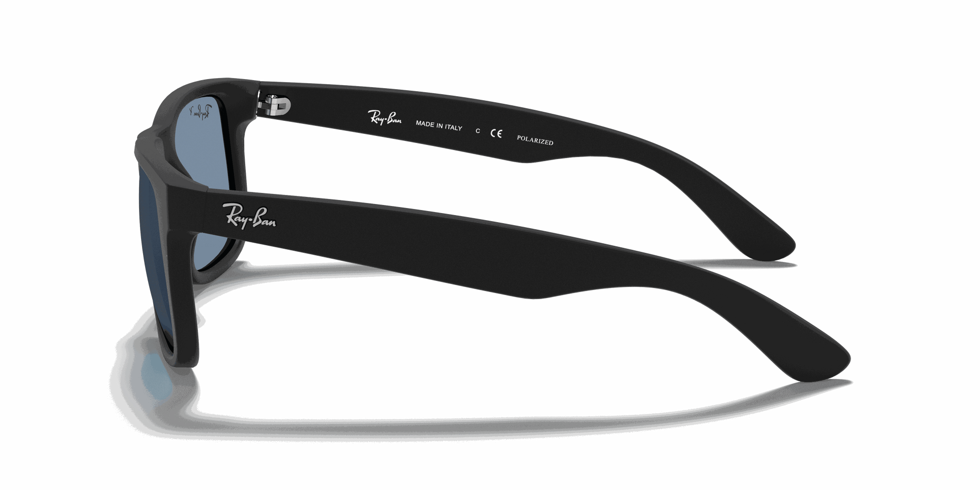 [Dark Blue Lenses, Matte Rubber Black Frame]