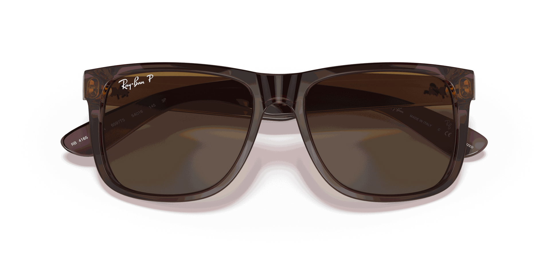 [Brown Lenses, Polished Transparent Dark Brown Frame]