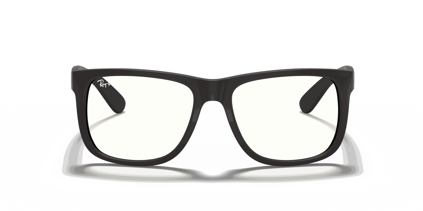 [Clear Lenses, Matte Rubber Black Frame]