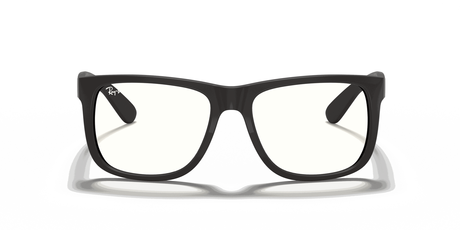 [Clear Lenses, Matte Rubber Black Frame]