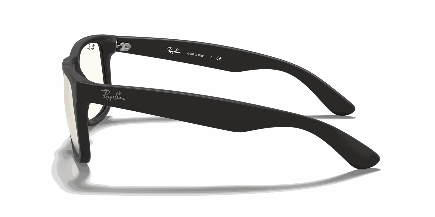 [Clear Lenses, Matte Rubber Black Frame]