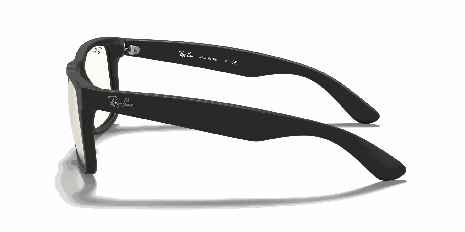 [Clear Lenses, Matte Rubber Black Frame]