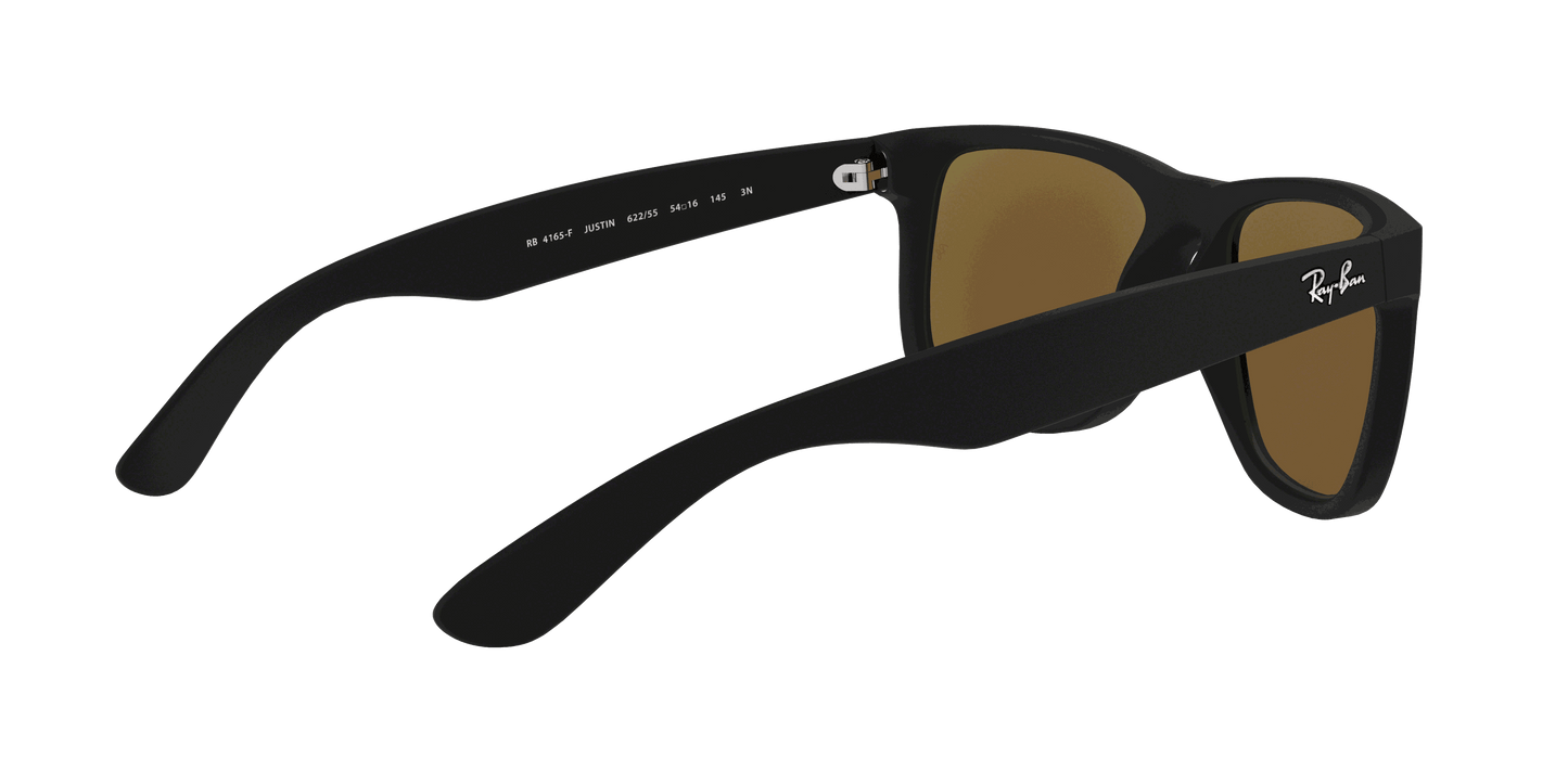 [Blue Mirror Lenses, Matte Rubber Black Frame]