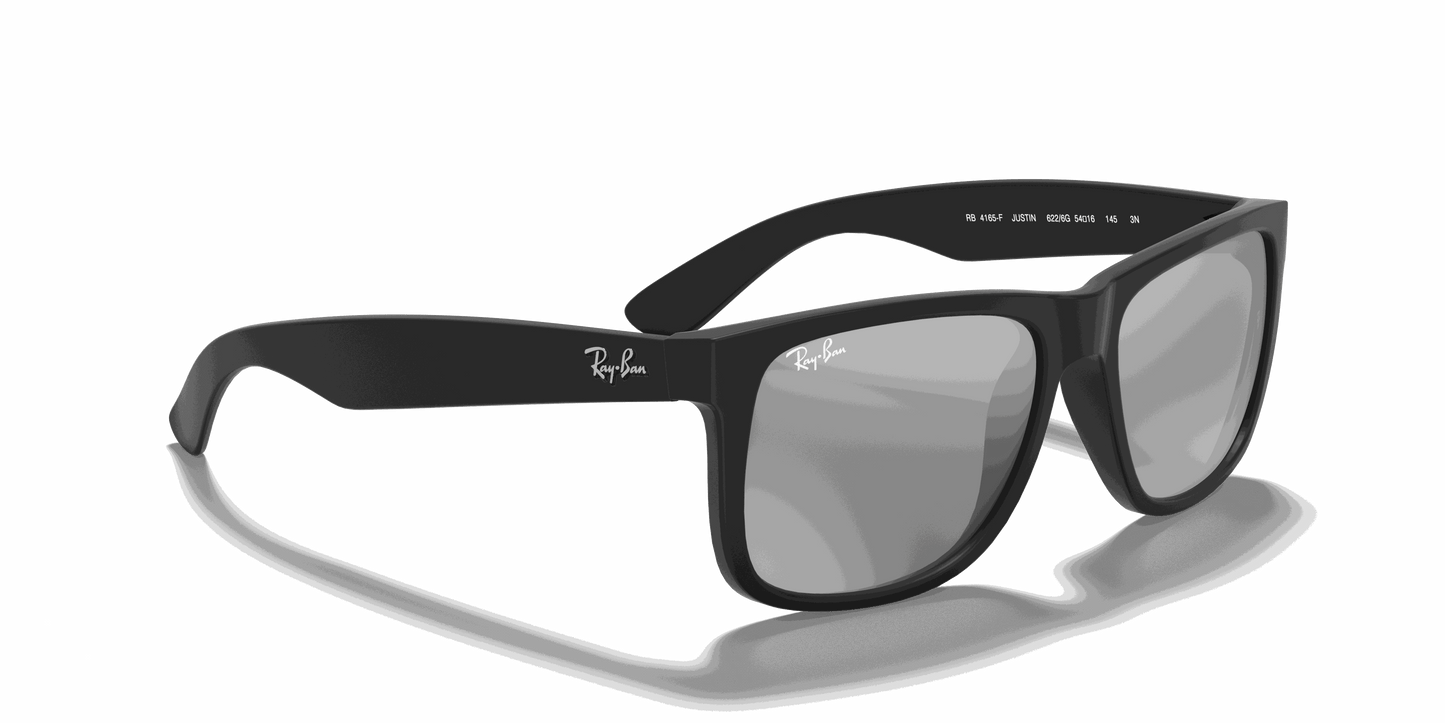 [Silver Lenses, Matte Rubber Black Frame]