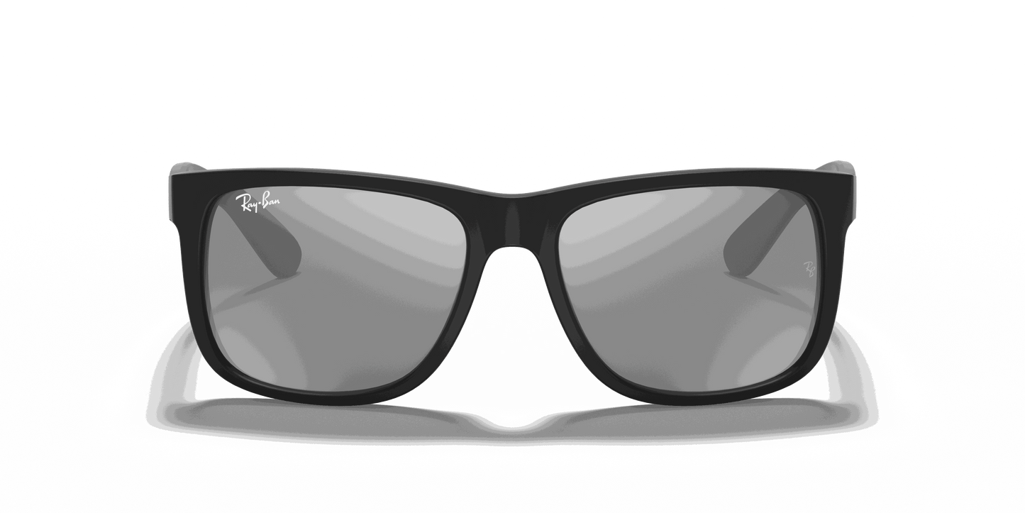 [Silver Lenses, Matte Rubber Black Frame]