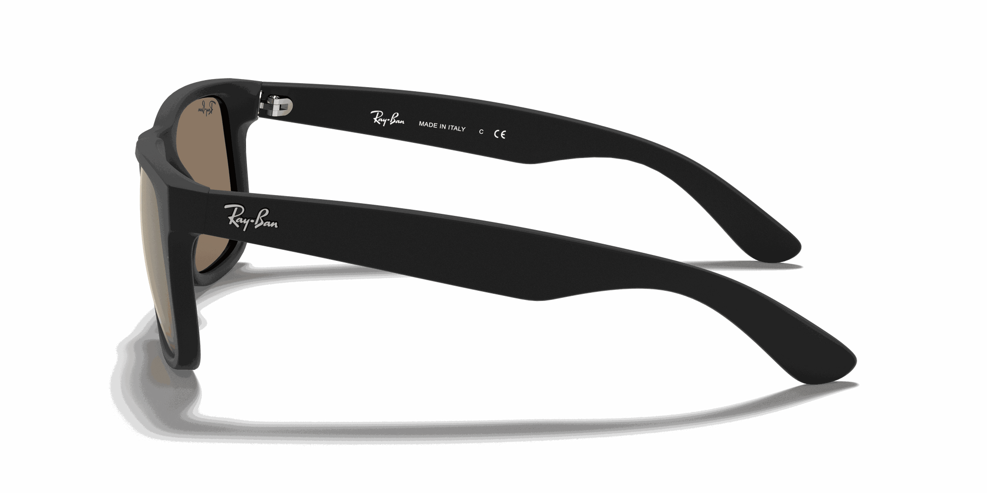 [Gold Mirror Lenses, Matte Rubber Black Frame]