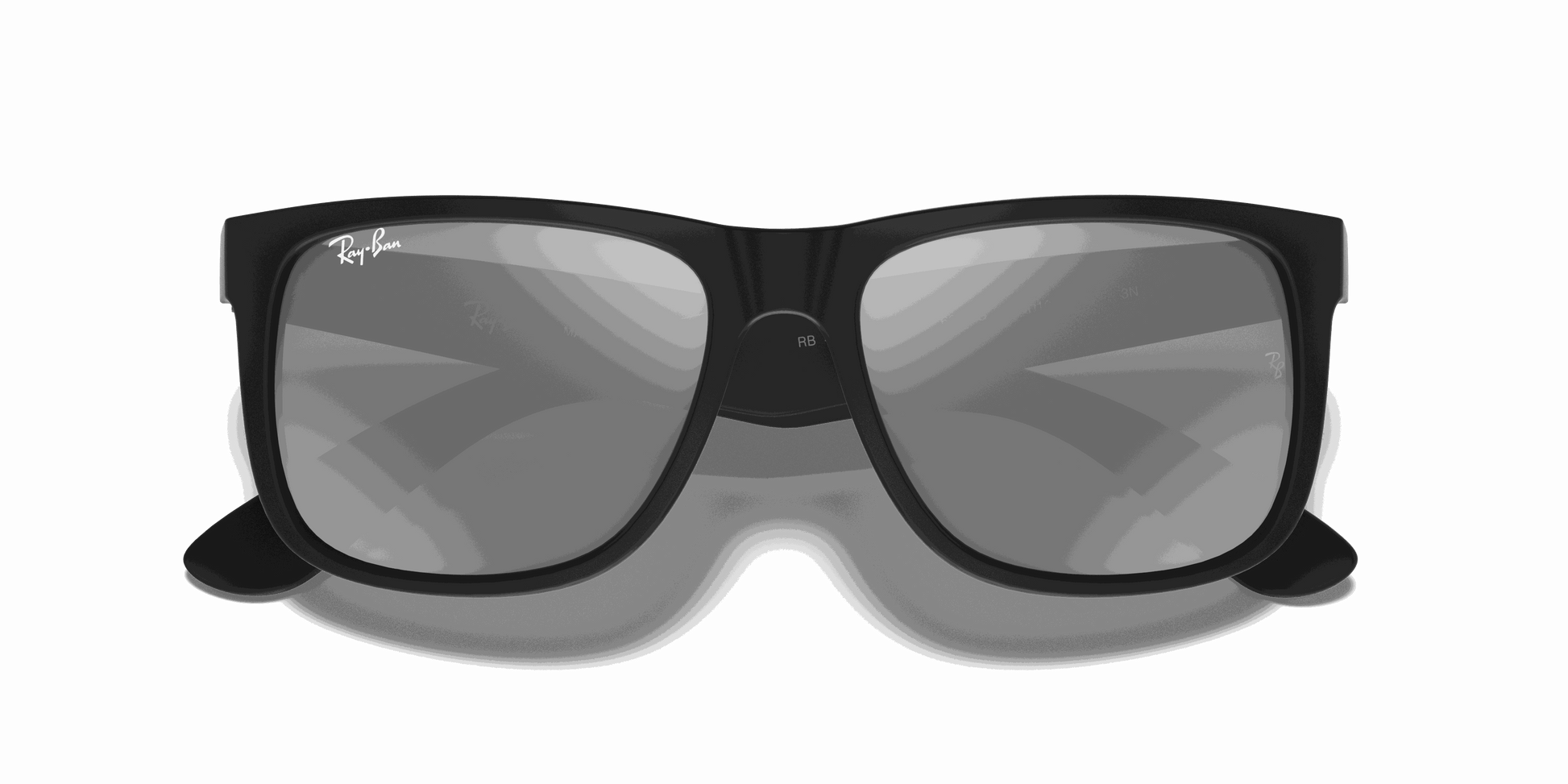 [Grey Mirror Silver Lenses, Matte Rubber Black Frame]
