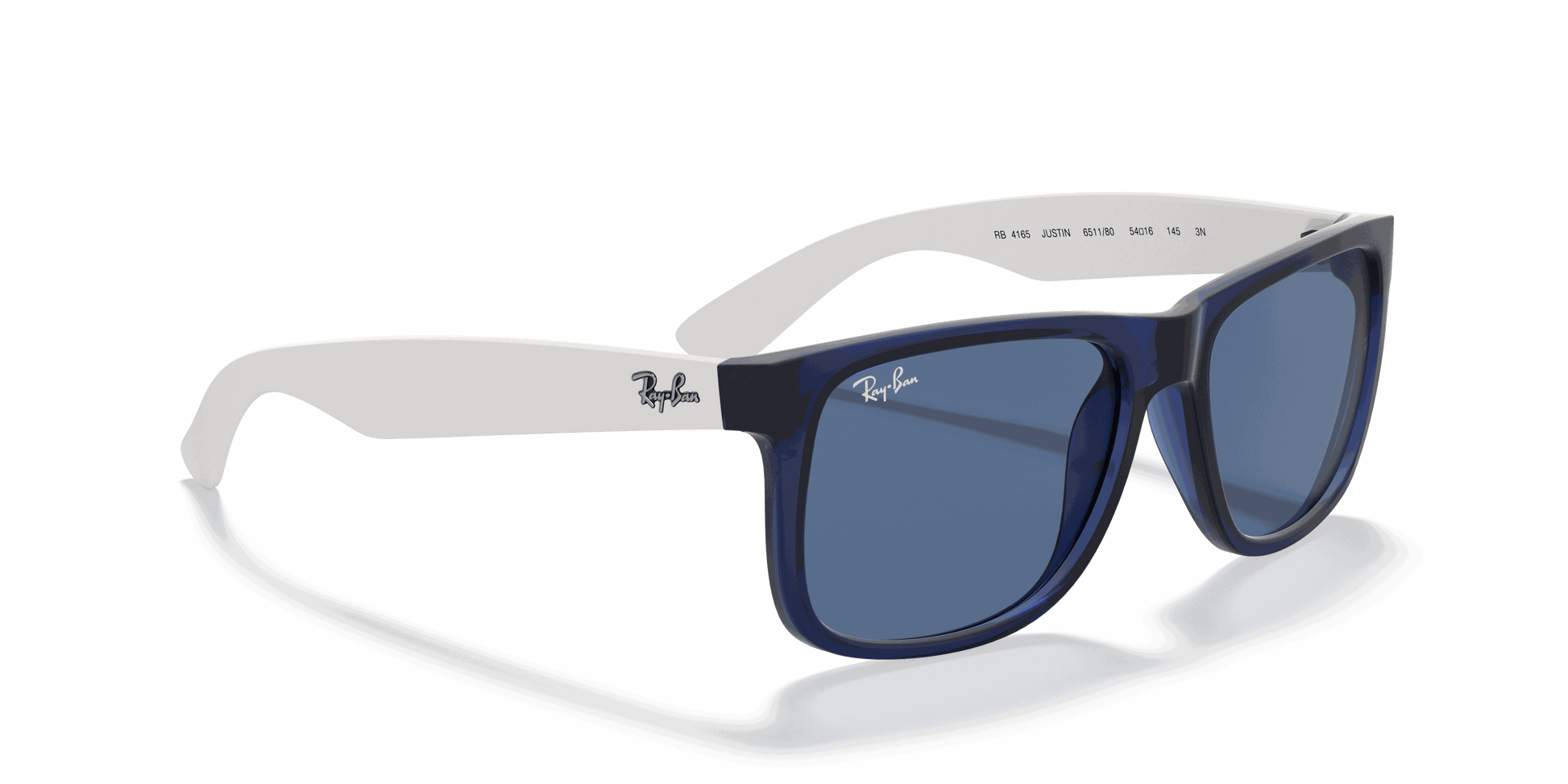 [Dark Blue Lenses, Matte Transparent Blue Frame]