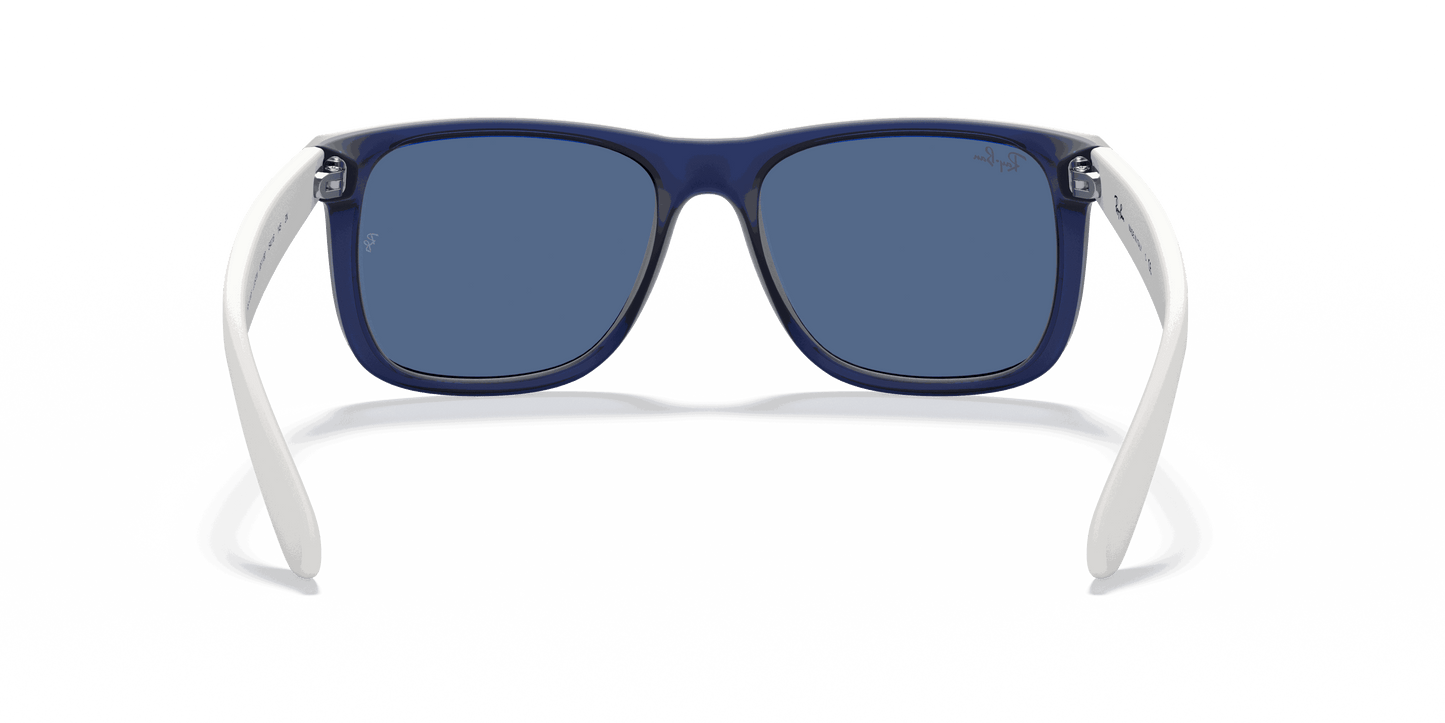 [Dark Blue Lenses, Matte Transparent Blue Frame]