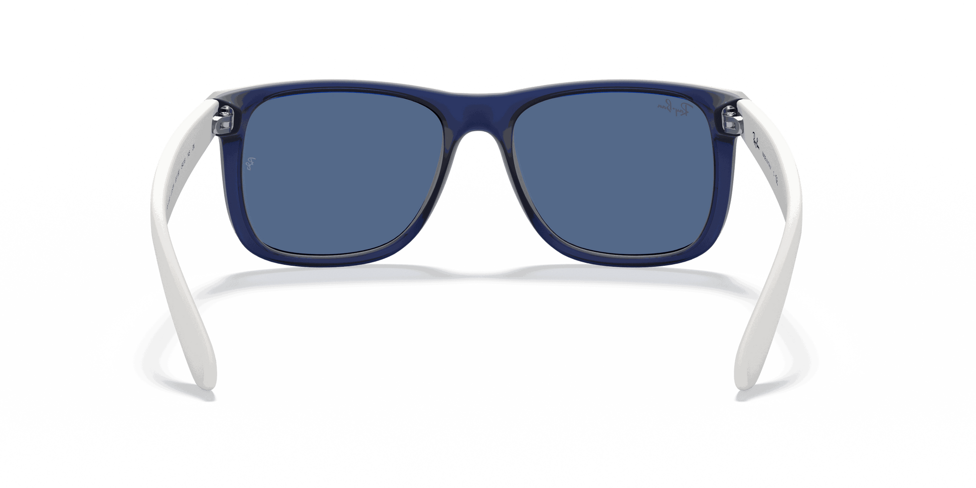 [Dark Blue Lenses, Matte Transparent Blue Frame]