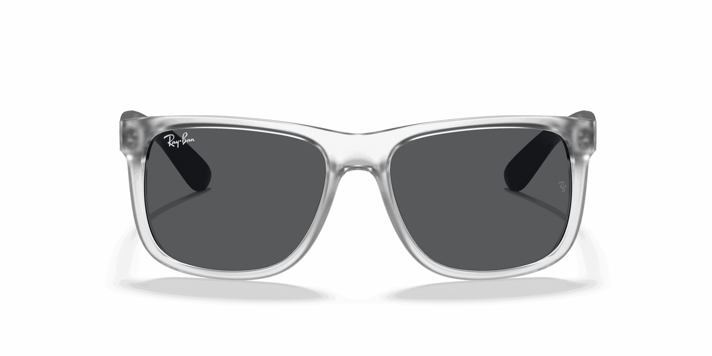 [Grey Lenses, Matte Transparent Frame]