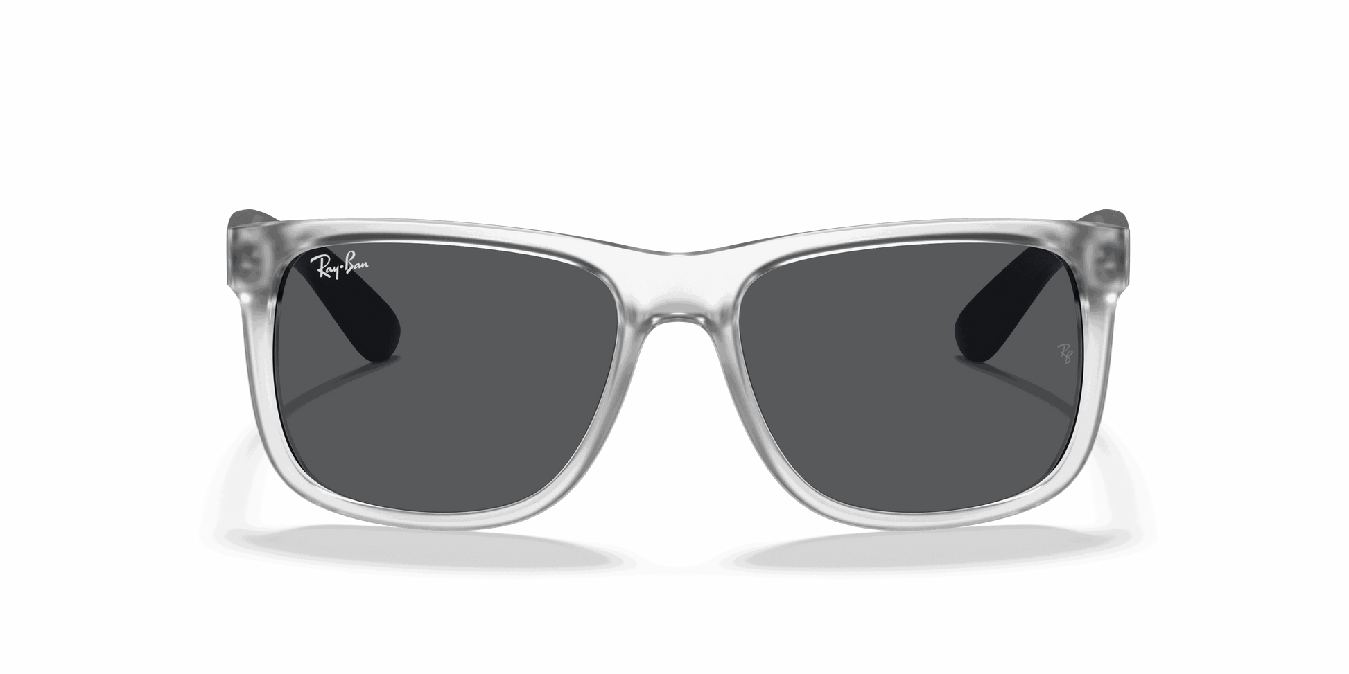 [Grey Lenses, Matte Transparent Frame]