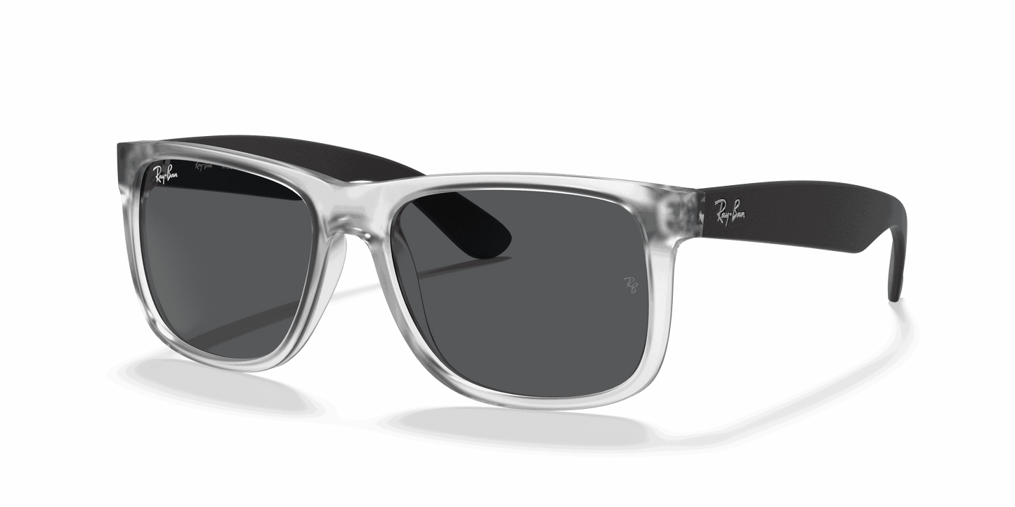 [Grey Lenses, Matte Transparent Frame]