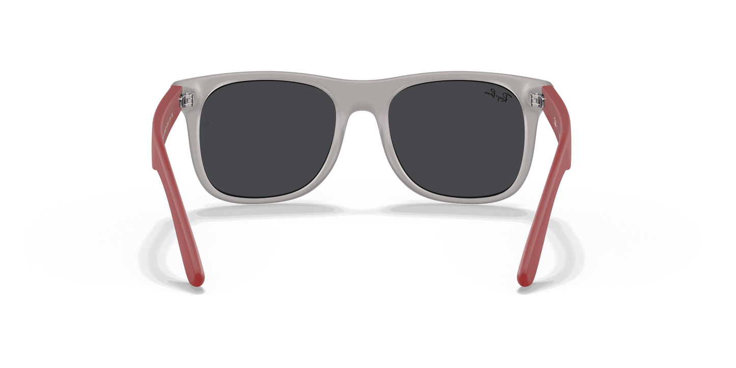 [Dark Grey Lenses, Matte Transparent Grey Frame]