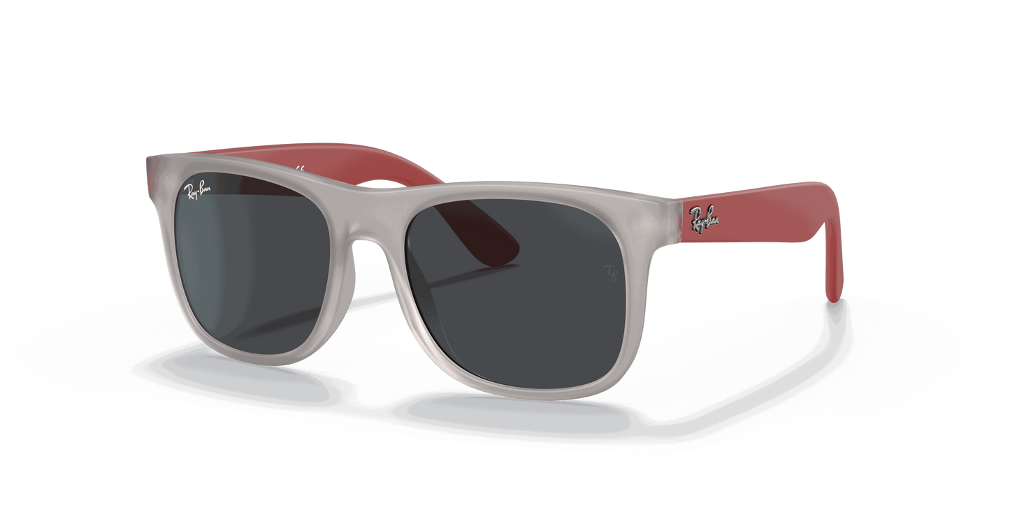 [Dark Grey Lenses, Matte Transparent Grey Frame]