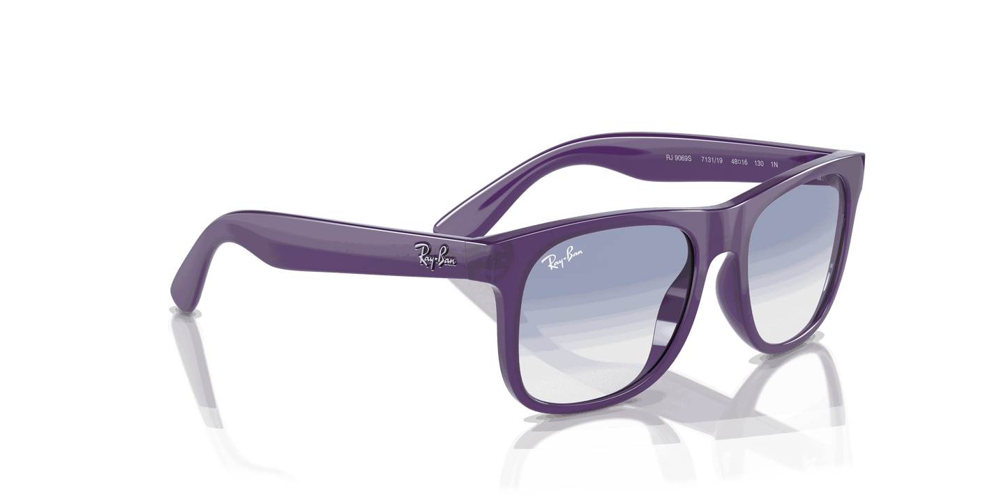 [Blue Lenses, Polished Opal Violet Frame]