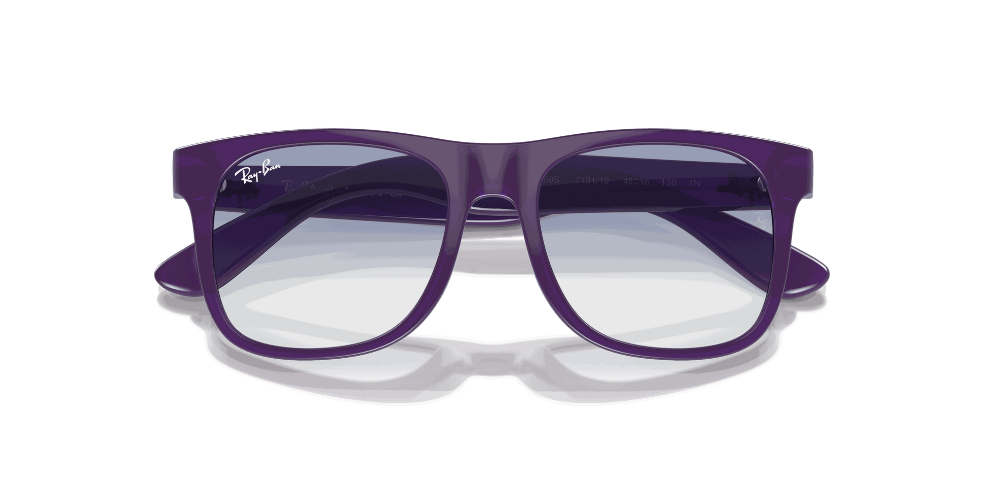 [Blue Lenses, Polished Opal Violet Frame]