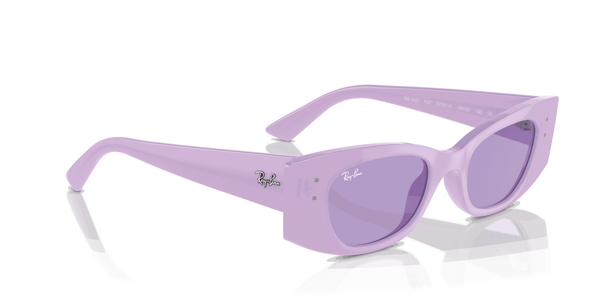 [Violet Lenses, Polished Lilac Frame]