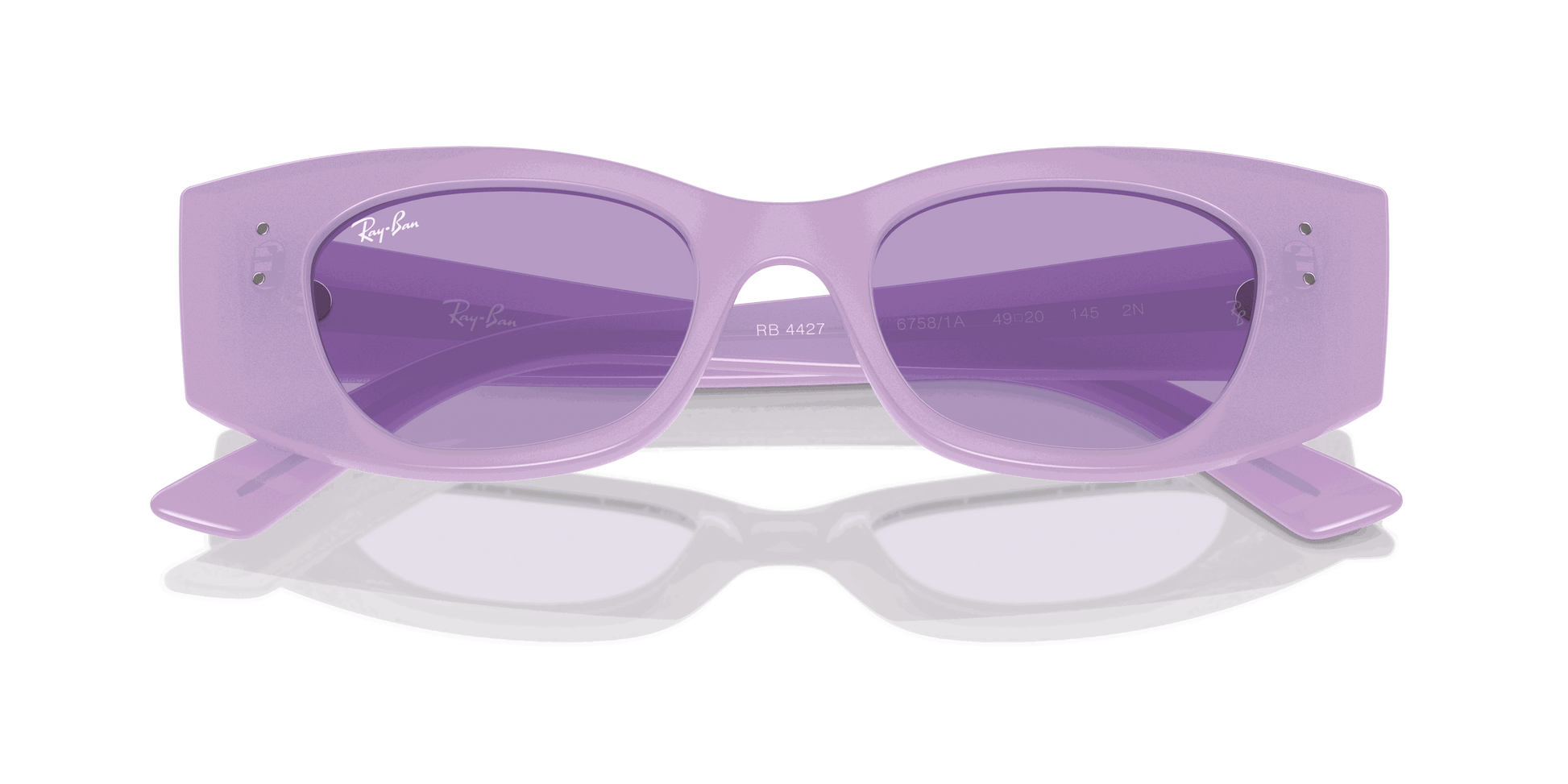 [Violet Lenses, Polished Lilac Frame]