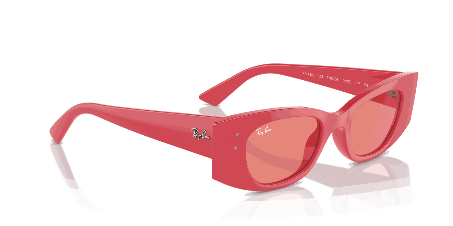 [Pink Lenses, Polished Red Cherry Frame]