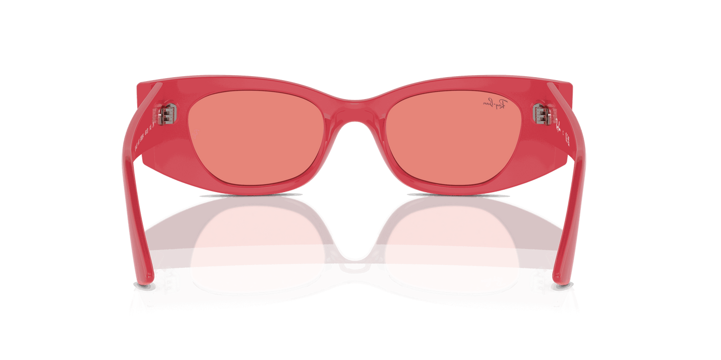 [Pink Lenses, Polished Red Cherry Frame]