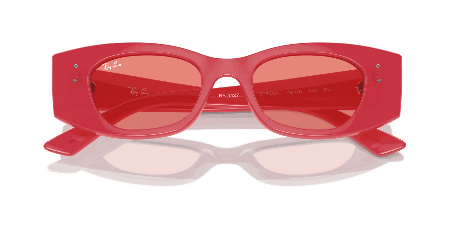 [Pink Lenses, Polished Red Cherry Frame]