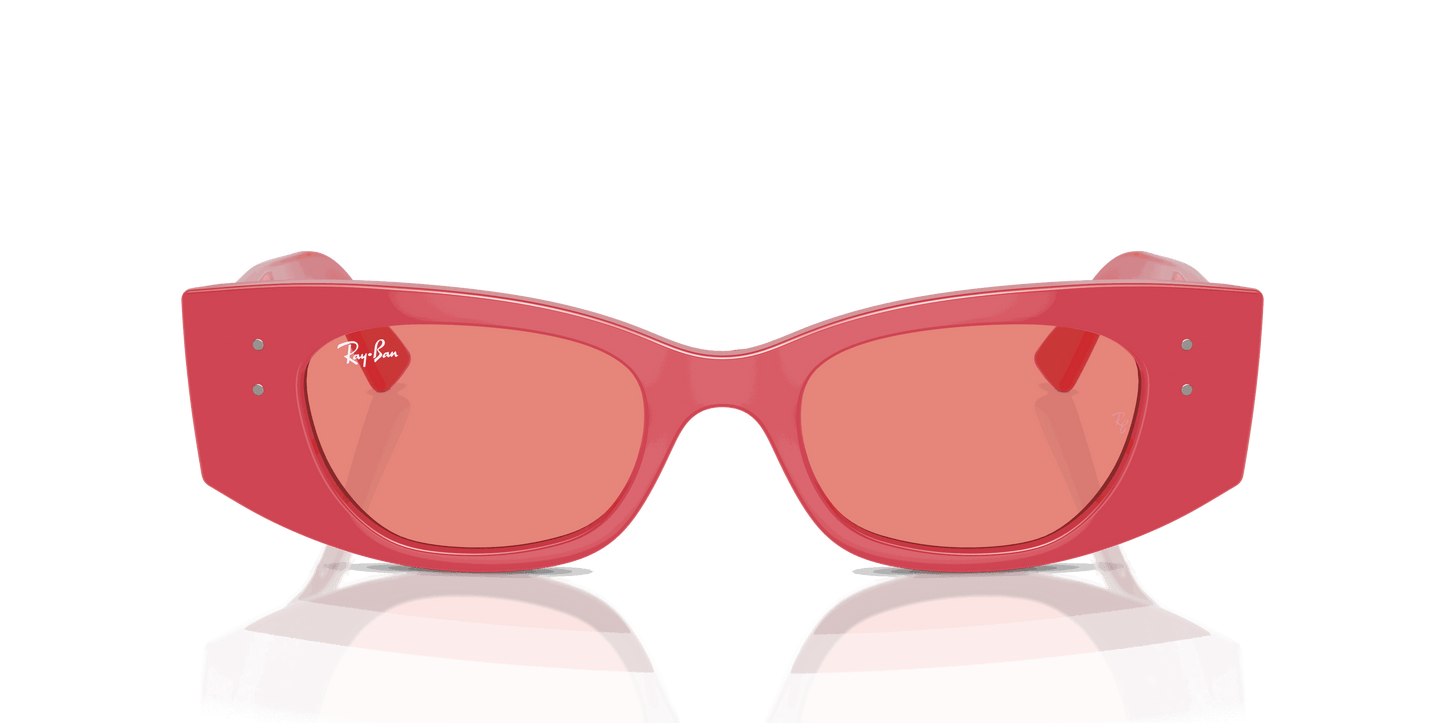 [Pink Lenses, Polished Red Cherry Frame]
