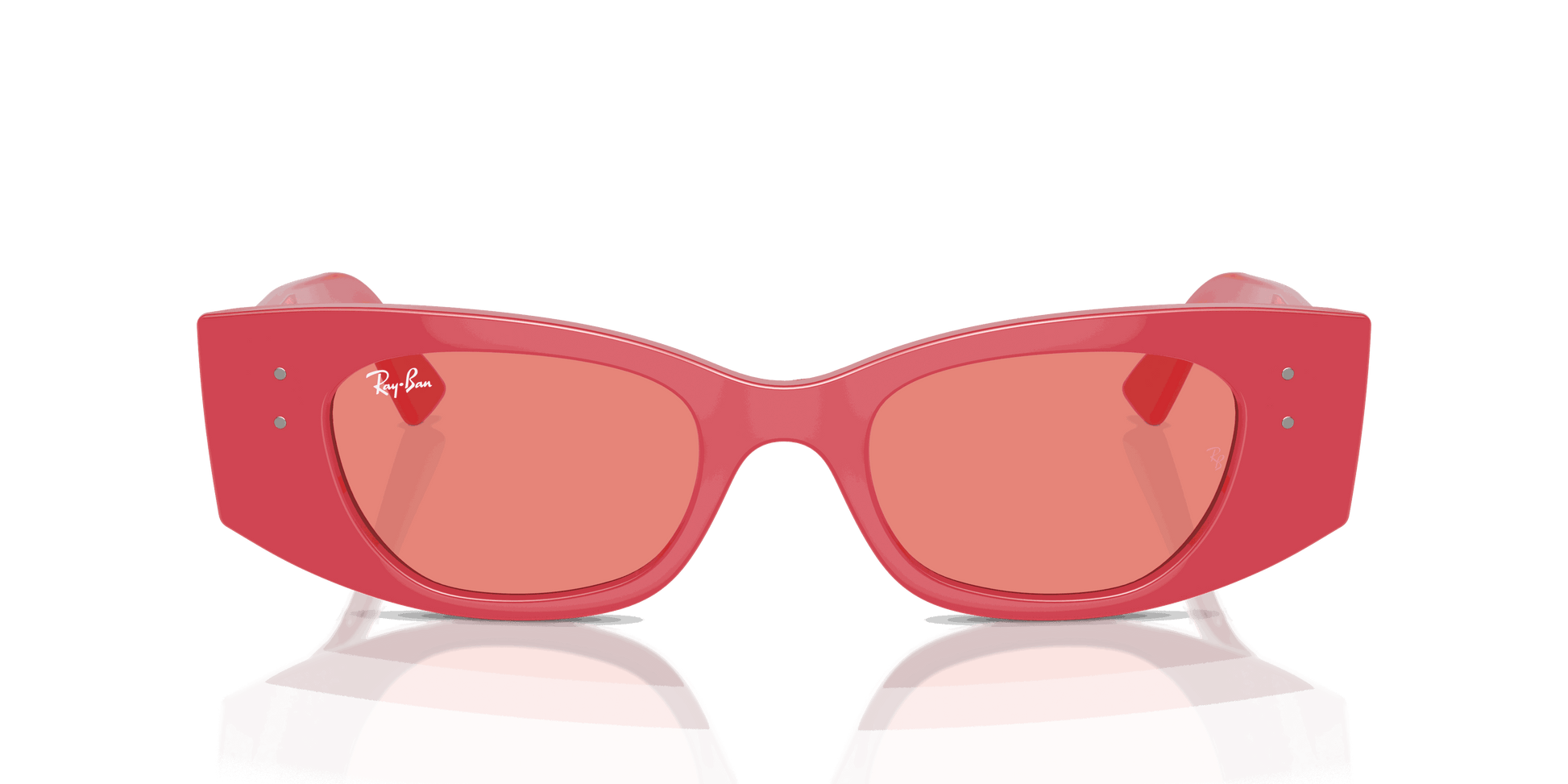 [Pink Lenses, Polished Red Cherry Frame]