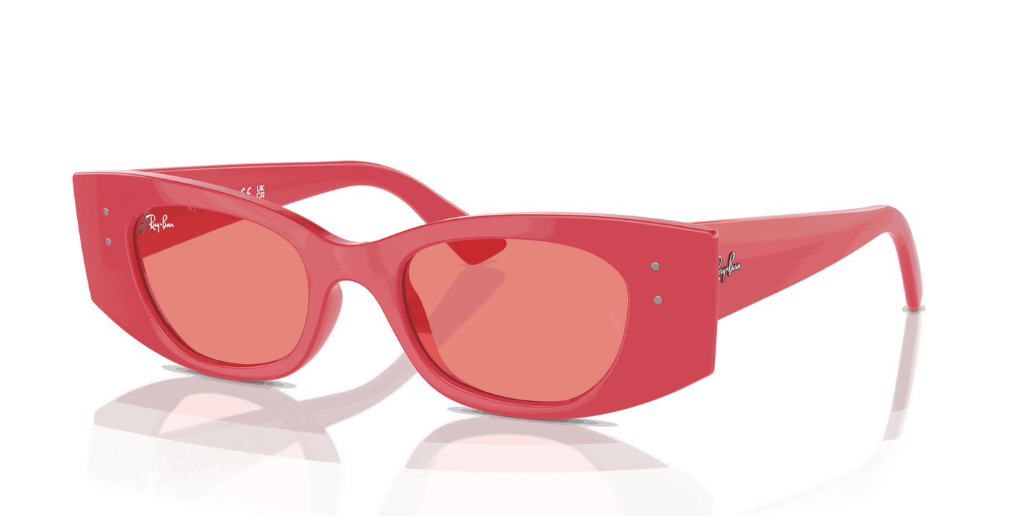 [Pink Lenses, Polished Red Cherry Frame]