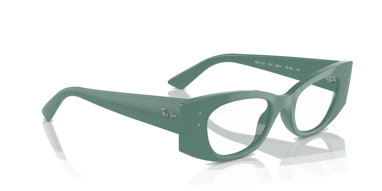[Clear Lenses, Polished Algae Green Frame]