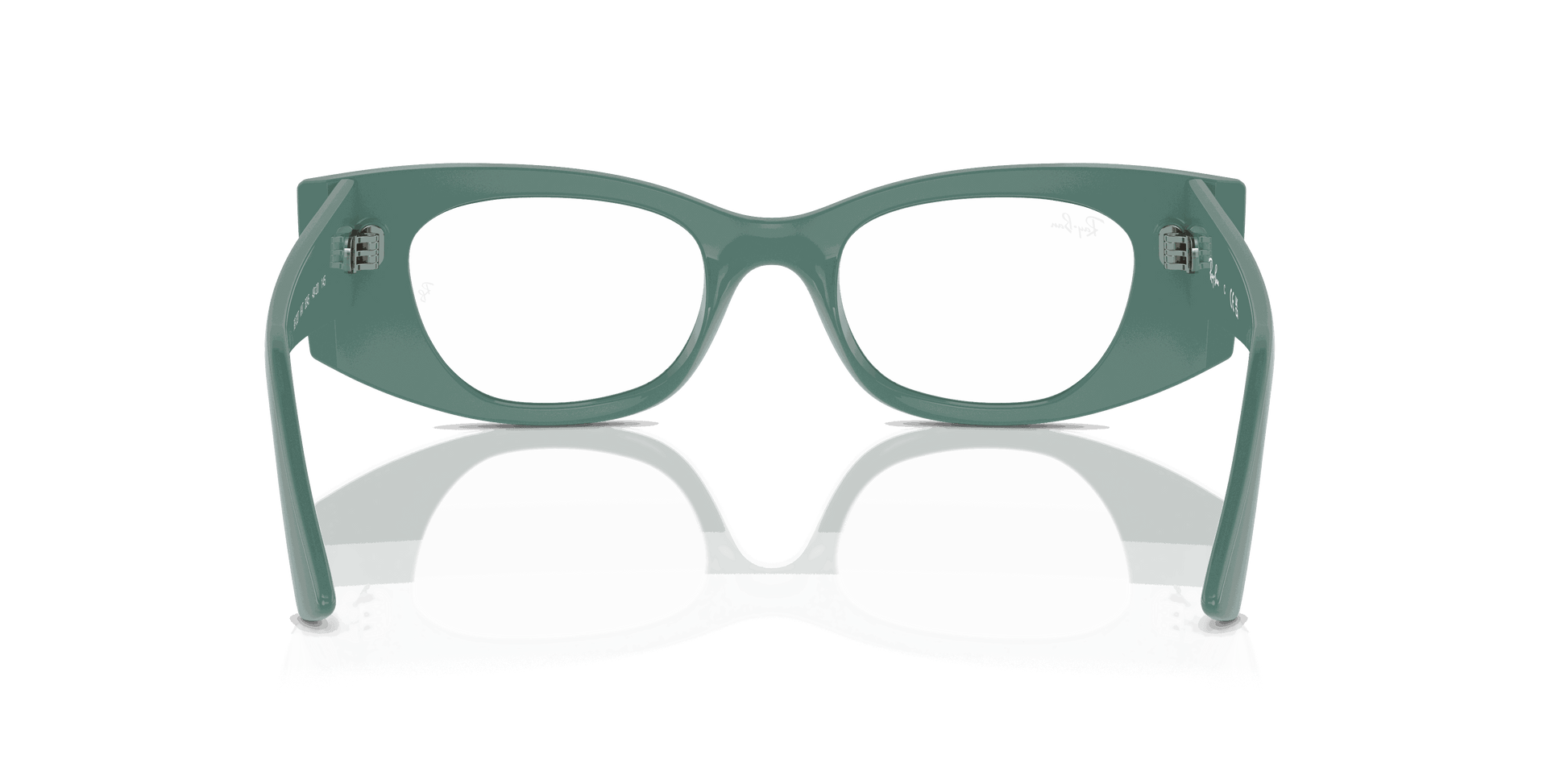 [Clear Lenses, Polished Algae Green Frame]