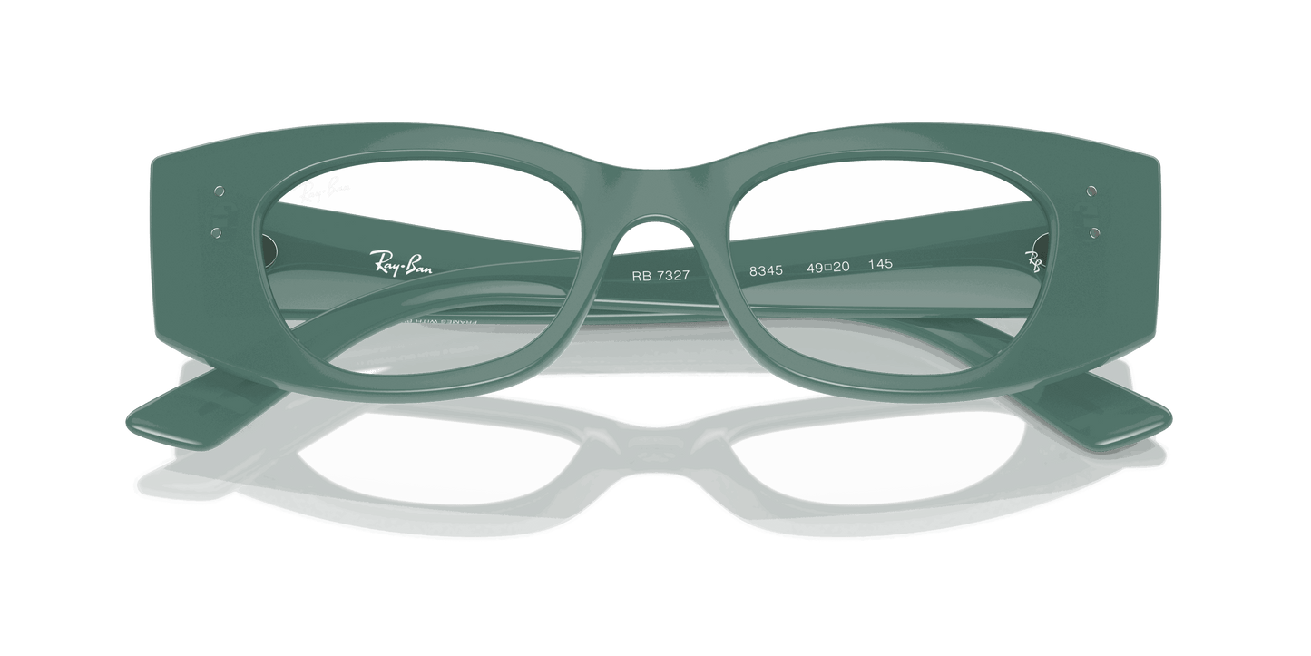 [Clear Lenses, Polished Algae Green Frame]