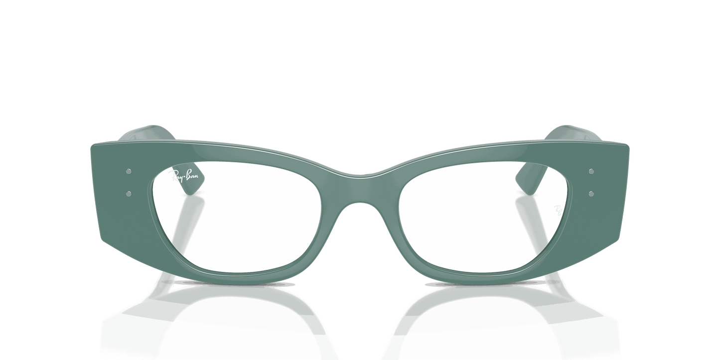 [Clear Lenses, Polished Algae Green Frame]
