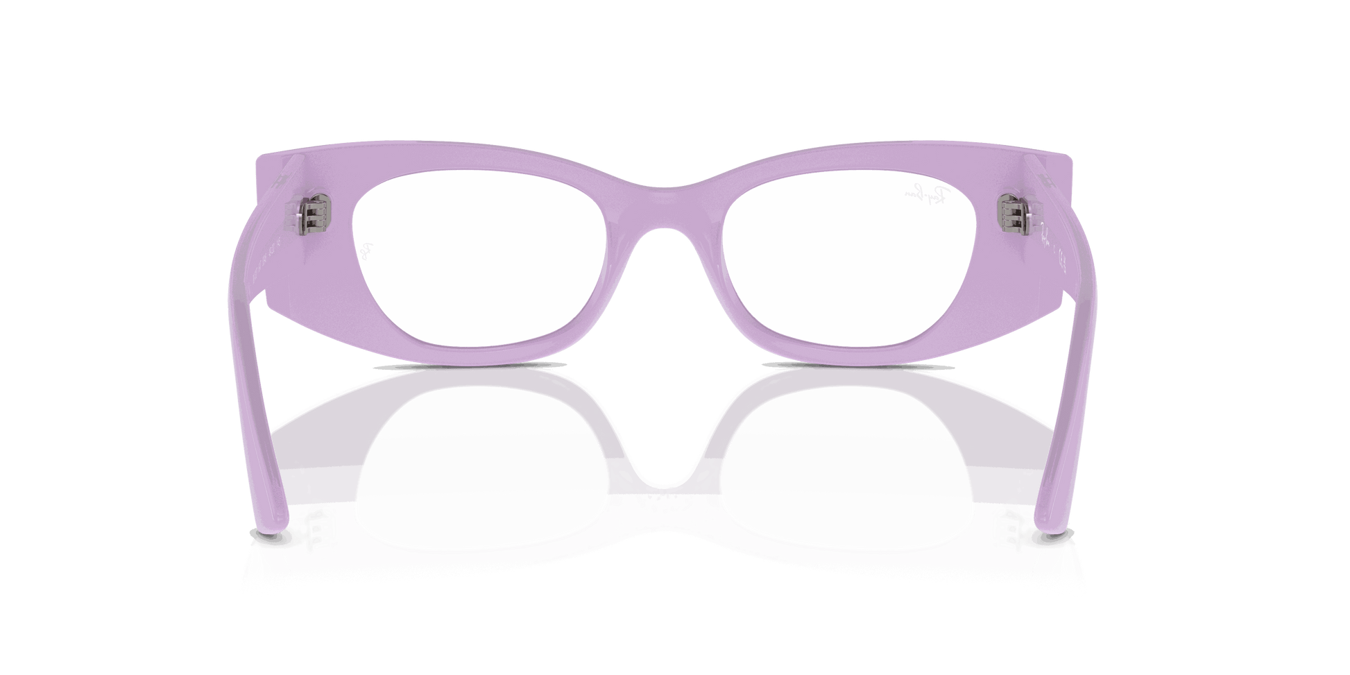 [Clear Lenses, Polished Lilac Frame]