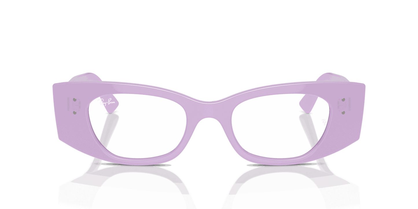 [Clear Lenses, Polished Lilac Frame]