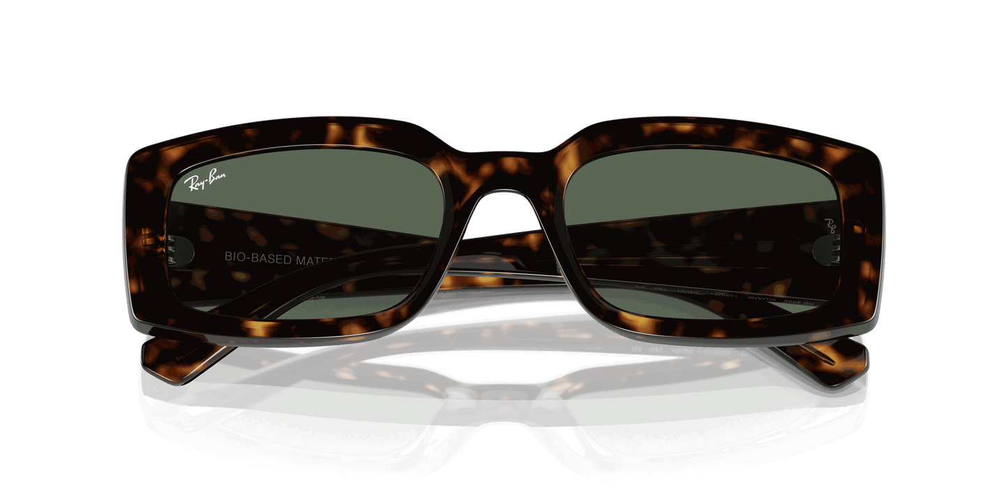 [Dark Green Lenses, Polished Havana Frame]