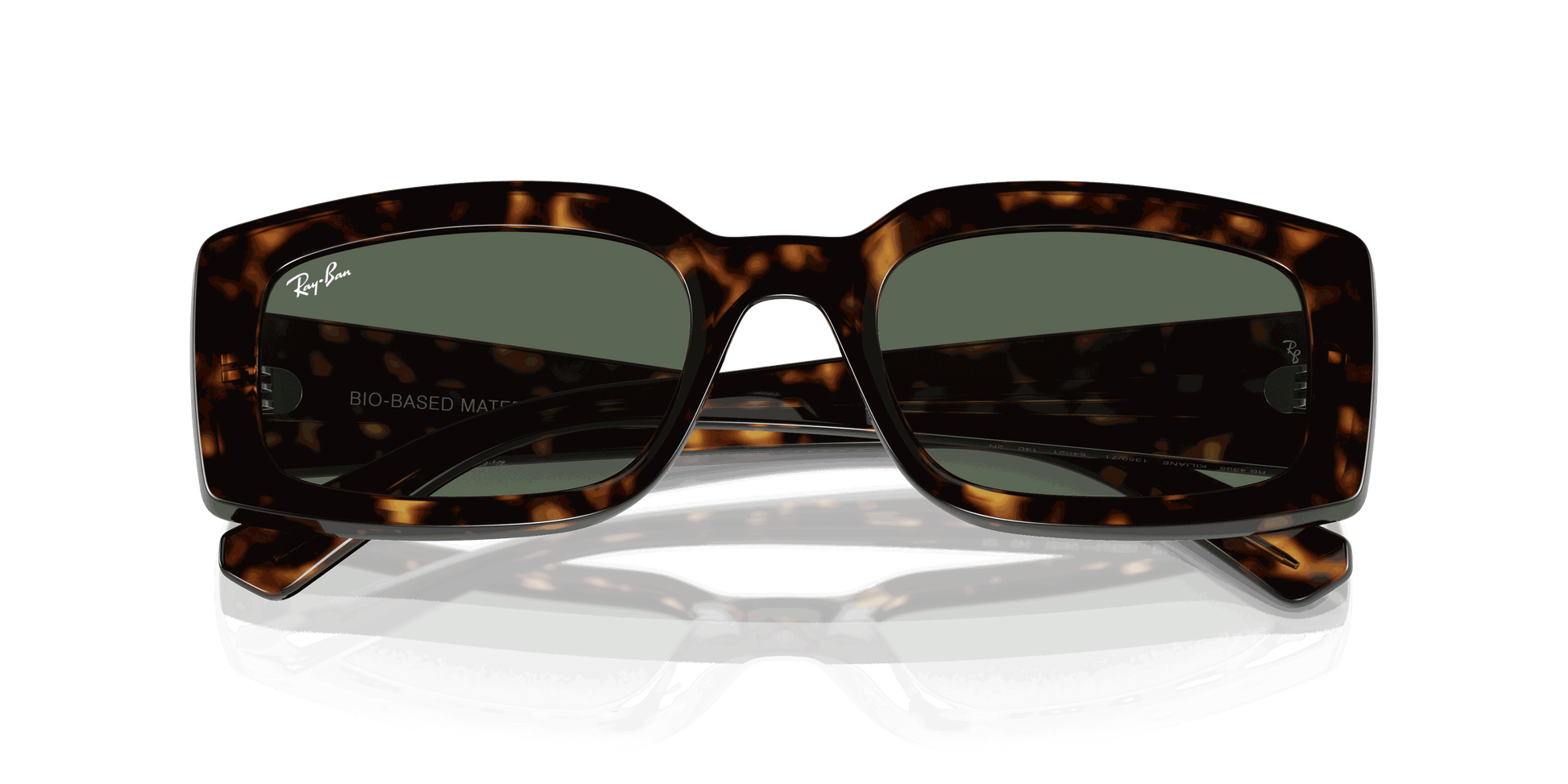 [Dark Green Lenses, Polished Havana Frame]