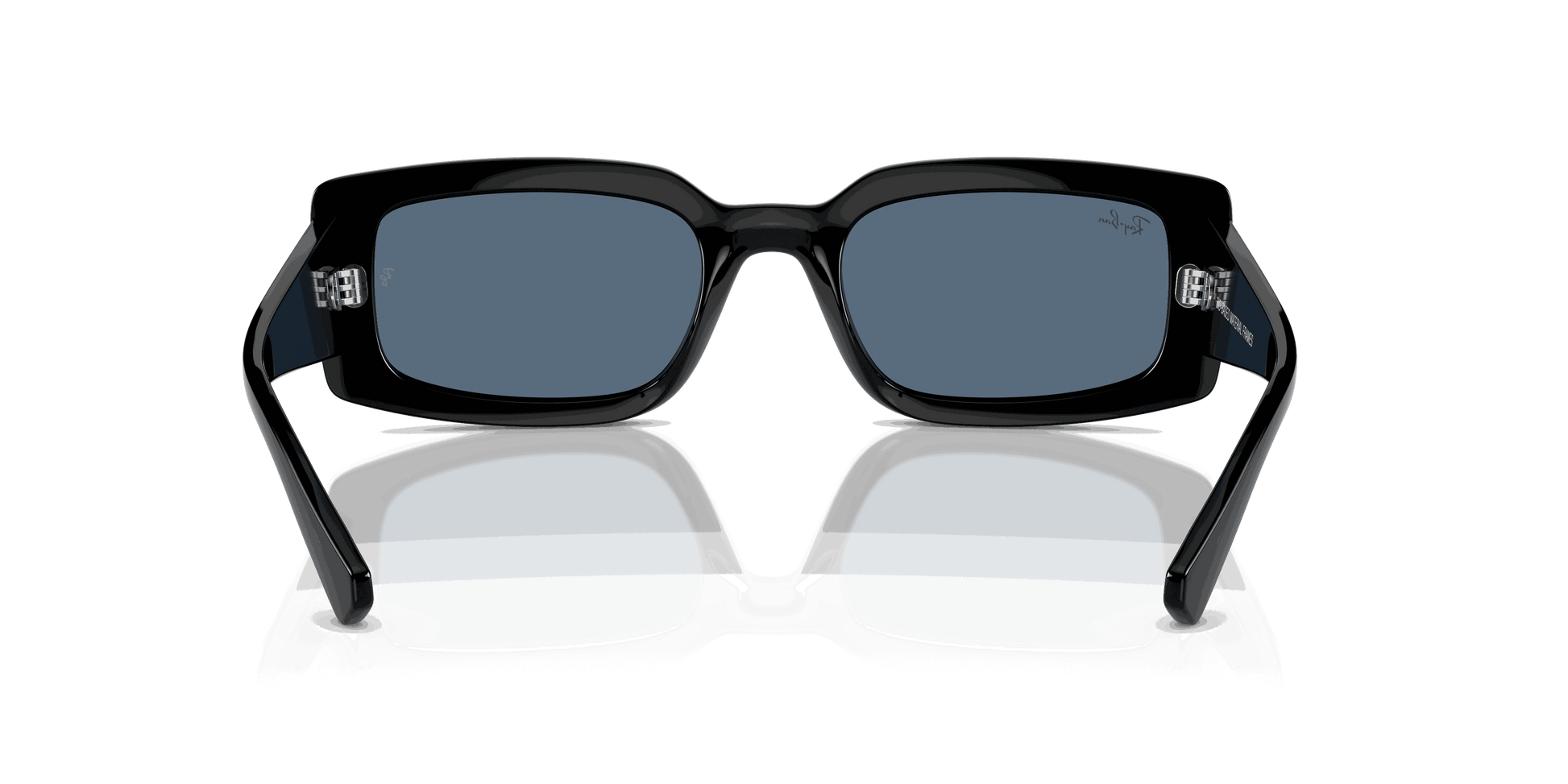 [Dark Blue Lenses, Polished Black Frame]
