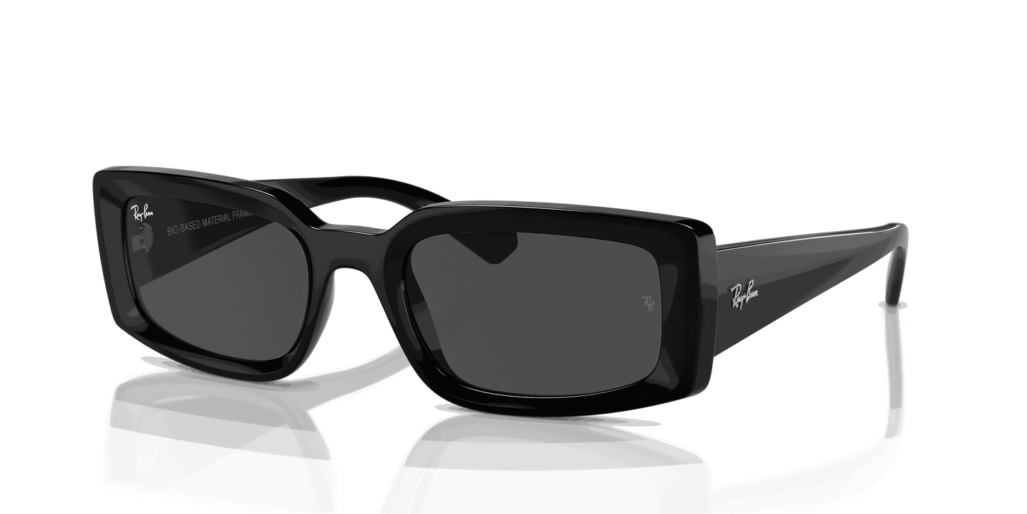 [Dark Grey Lenses, Polished Black Frame]