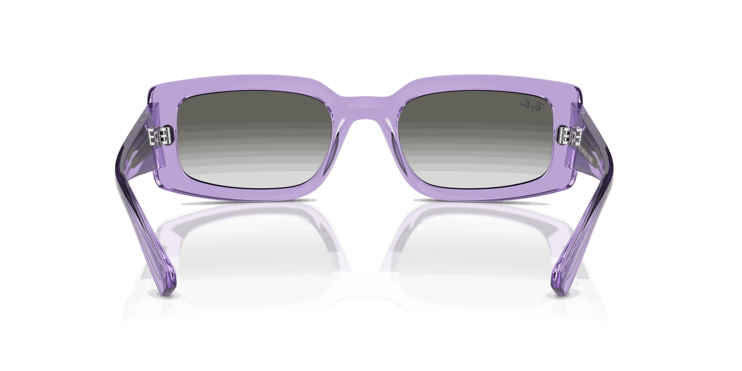 [Light Grey Lenses, Polished Transparent Violet Frame]